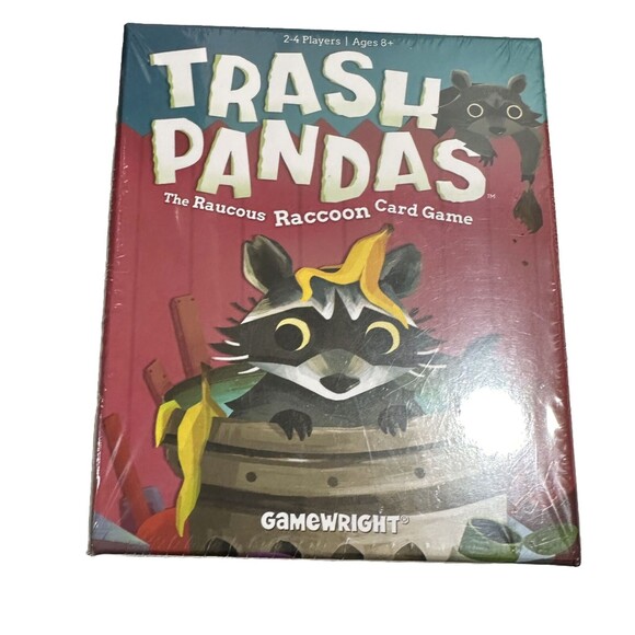 Trash Pandas Game The Raucous Raccoon! Ages 8+ 2+ Players Cards Sealed! NIB FUN - Picture 2 of 3